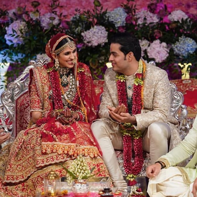 Shloka Mehta and Akash Ambani wedding