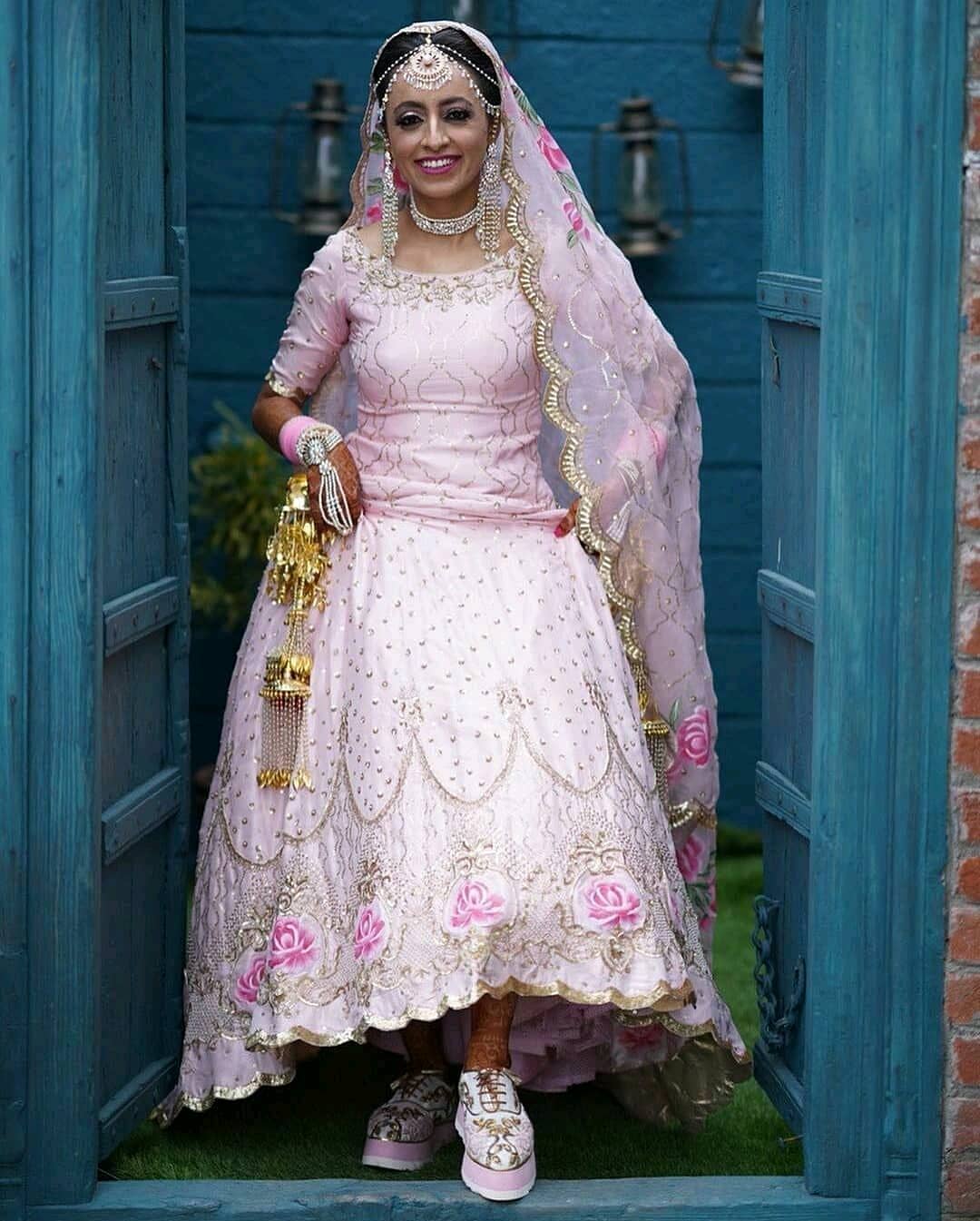 Trending: Brides Who Ditched Heels And Wore Sneakers | Indian bridal  outfits, Bridal lehenga collection, Bride