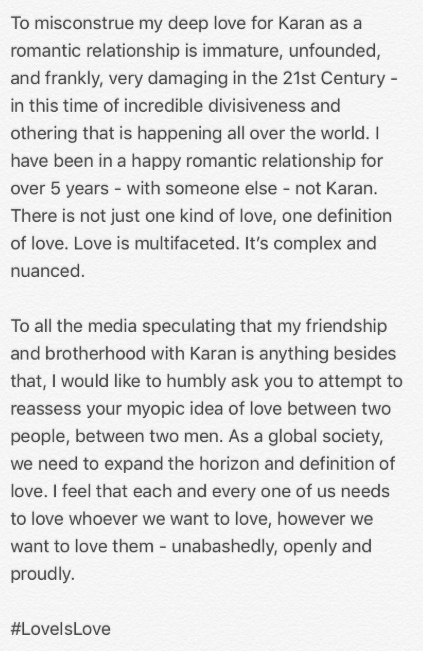 Prabal Gurung Comments On Reports Of Romance With Karan Johar