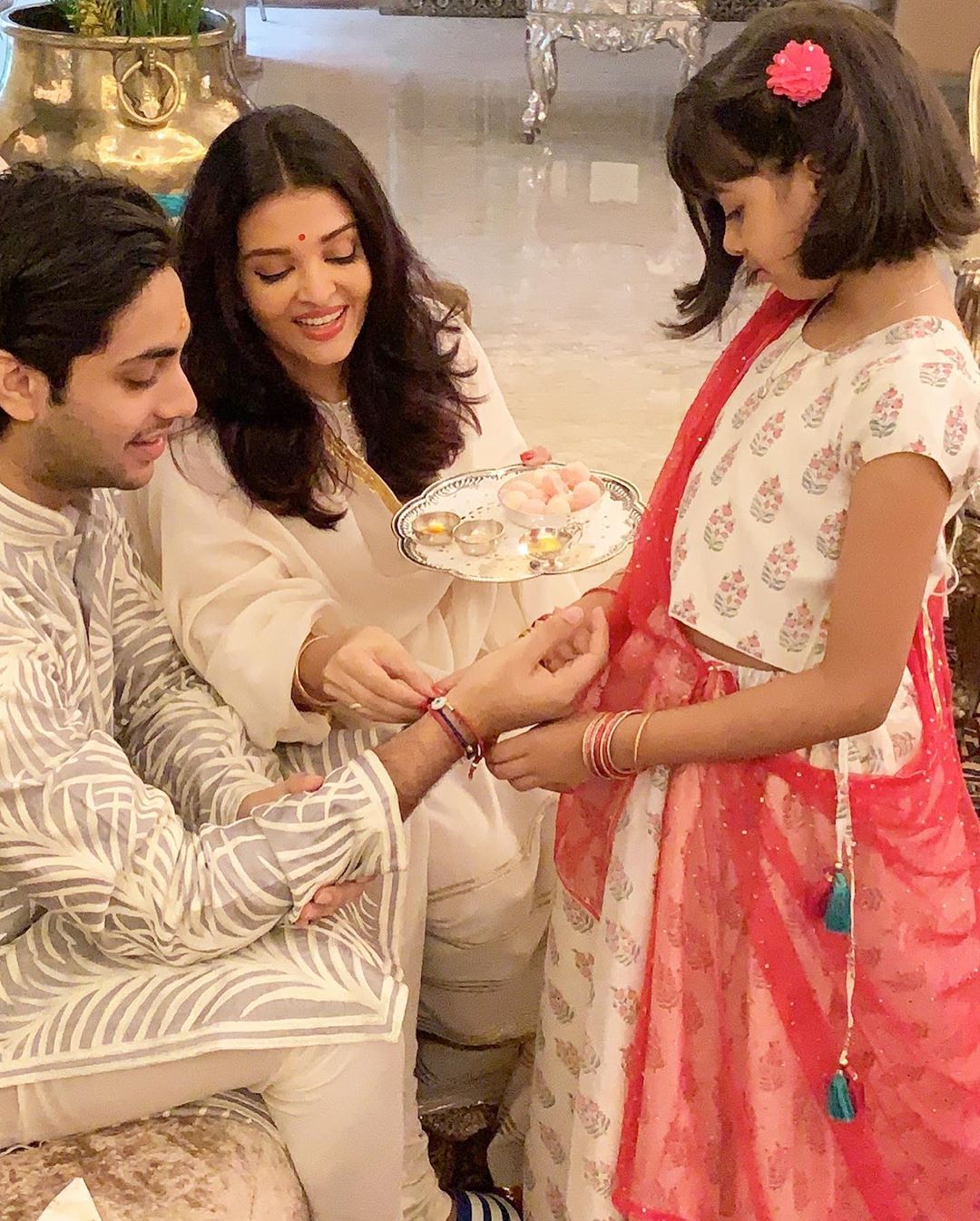 Aishwarya Rai Bachchan's Bhabhi Shrima Rai Gives A Glimpse Of Rakhi