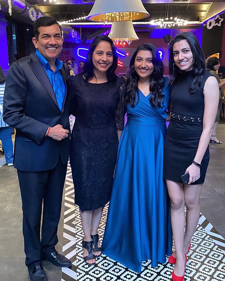 Sanjeev Kapoor, Alyona Kapoor, Kriti Kapoor and Rachita Kapoor