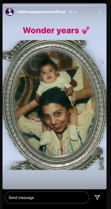 Riddhima Kapoor Sahni Shares An Unseen Childhood Picture Of 'Wonder ...