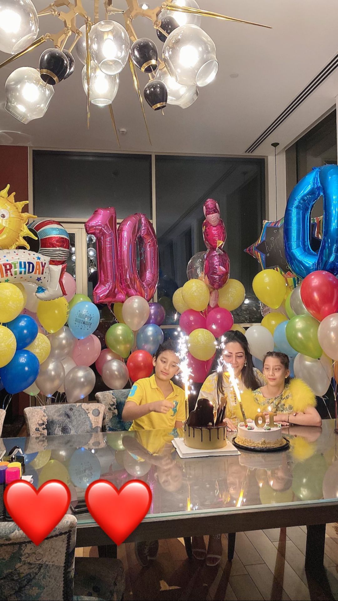 Maanayata Dutt Shares Her Twins' 10th Birthday Celebration Pictures