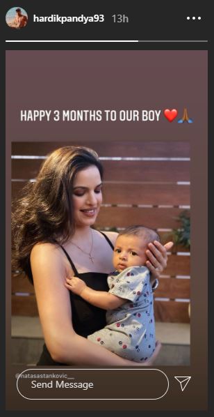 Hardik Pandya And Natasa Stankovic's Son, Agastya Turns 4 Months Old ...