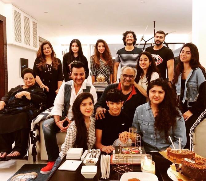 Janhvi Kapoor Shares A Picture Of Father, Boney Kapoor With Chachu 