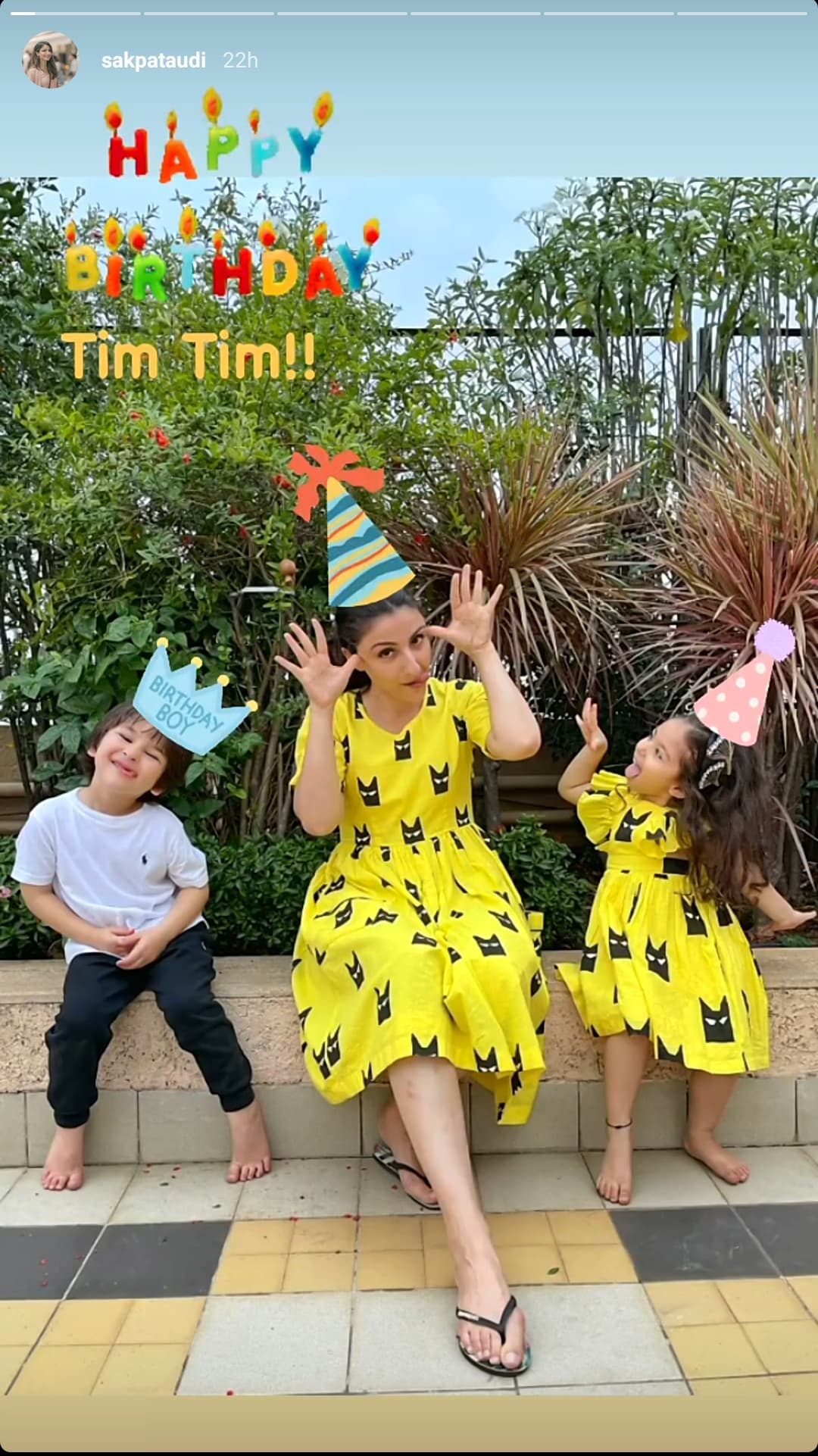 Soha Ali Khan, Taimur Ali Khan and Inaaya Naumi Kemmu