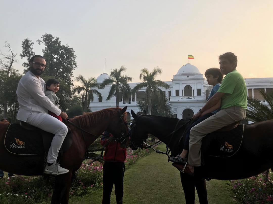 Saif Ali Khan and Taimur Ali Khan