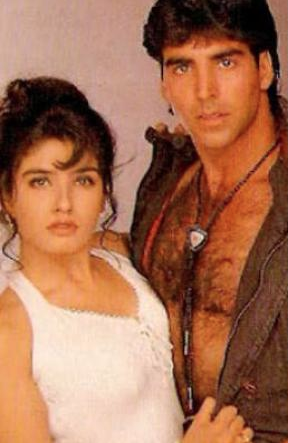 Akshay Kumar and Raveena Tandon