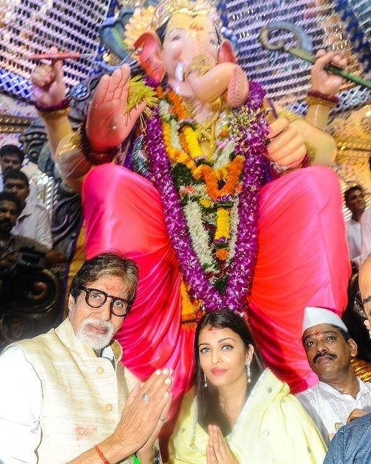 Amitabh Bachchan and Aishwarya Rai Bachchan