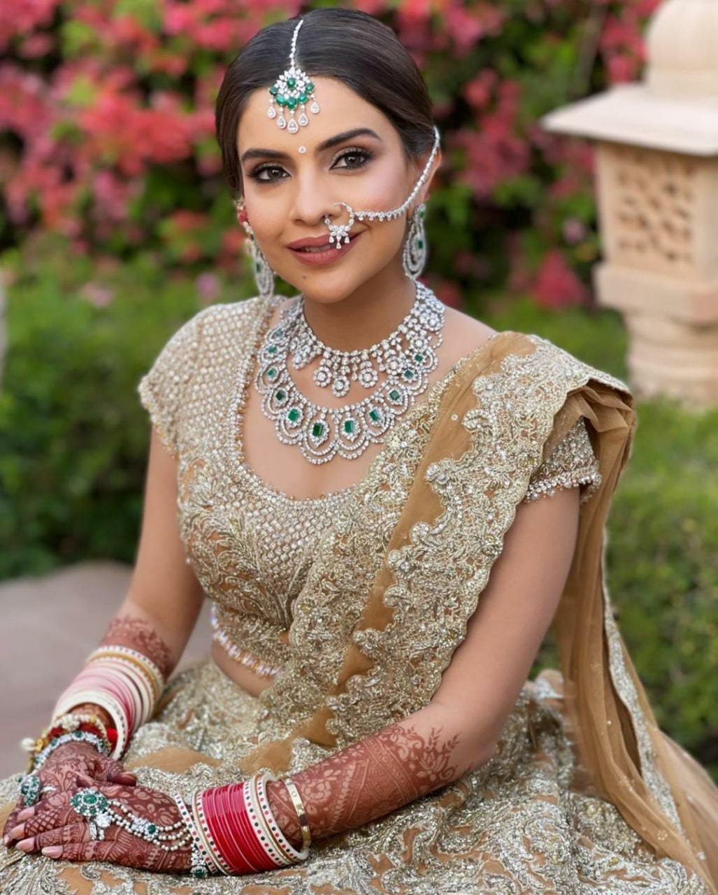 The Bride Wore Abu Jani Sandeep Khosla And Manish Malhotra Outfits