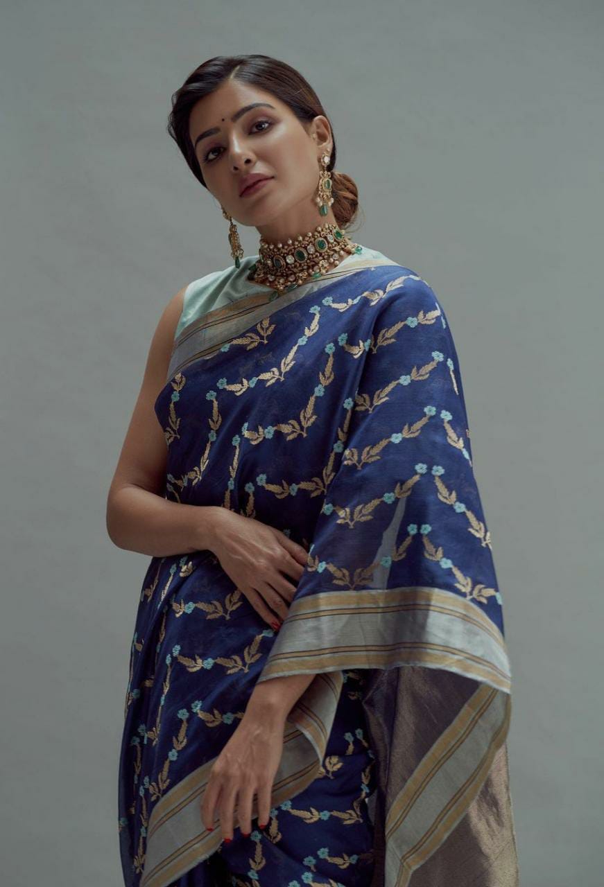 12 pictures that will give you a peek at Samantha Akkineni's sari  collection | Vogue India