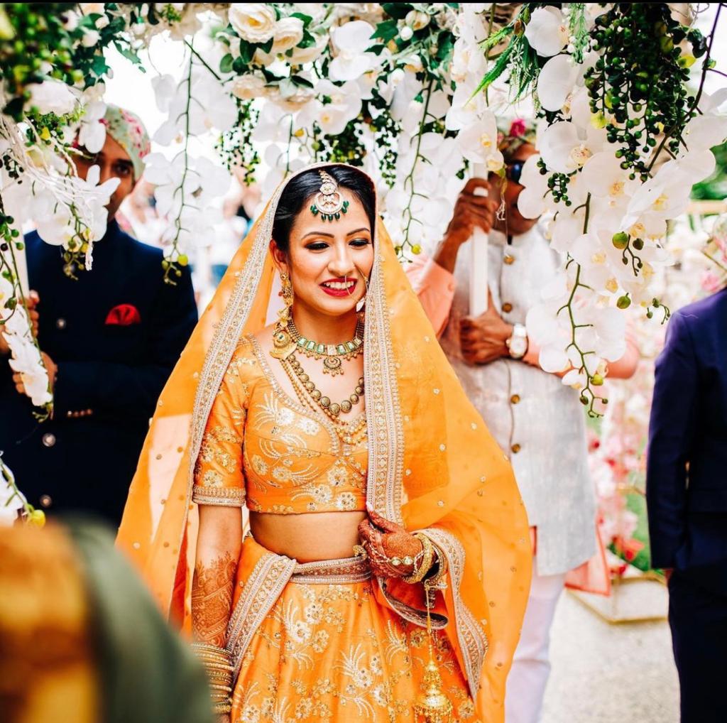 Isha Ambani's Designer Sabyasachi Lehenga For Haldi Wedding Ceremony |  VOGUE India