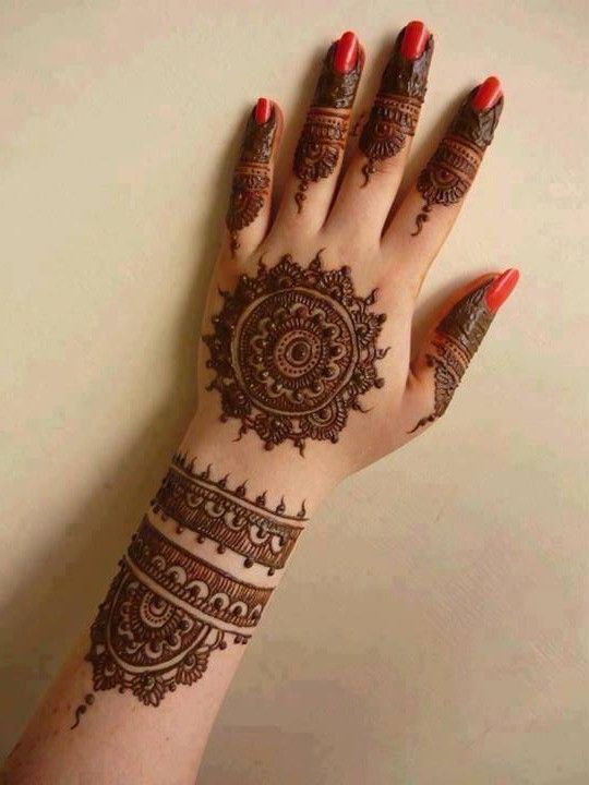 50+ Trending Bangle Mehndi Design Ideas For Hands – ShaadiWish