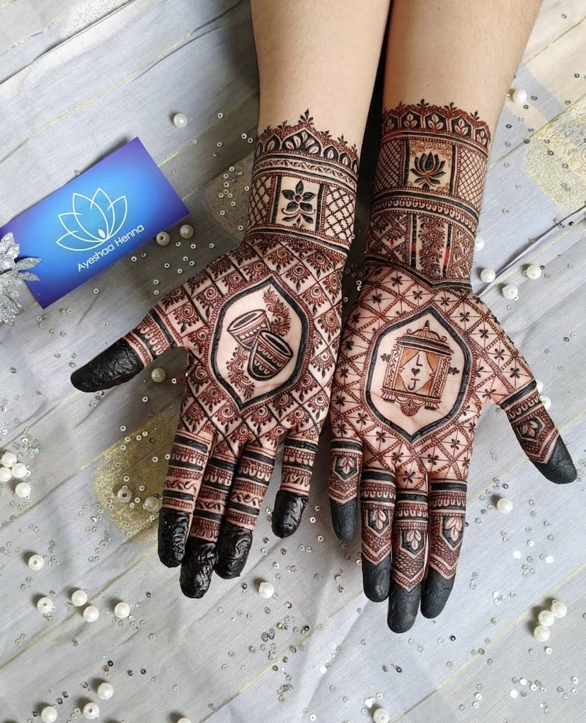 10+ Karwa Chauth Mehndi Designs You Should Instantly Bookmark | WedMeGood