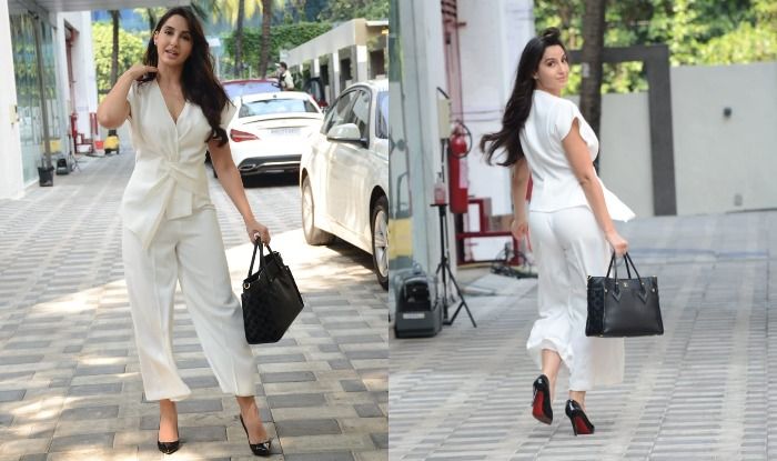 Nora Fatehi Knows How To Make Neutral Casuals Pop With Her Louis