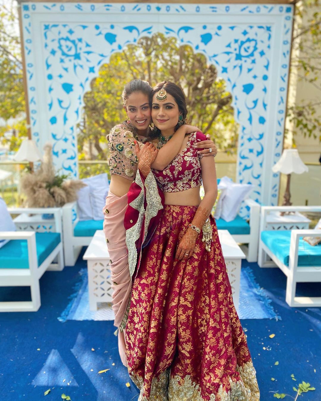 Mira Kapoor Shares A Picture From Her Bff S Pre Wedding Celebrations Dons A Pastel Pink Saree