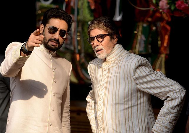 Amitabh Bachchan and Abhishek Bachchan