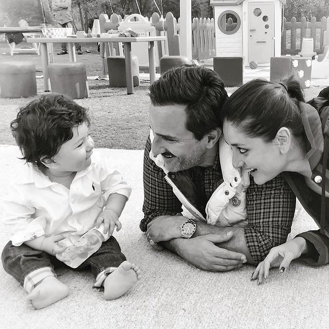 Kareena Kapoor Khan, Saif Ali Khan and Taimur Ali Khan