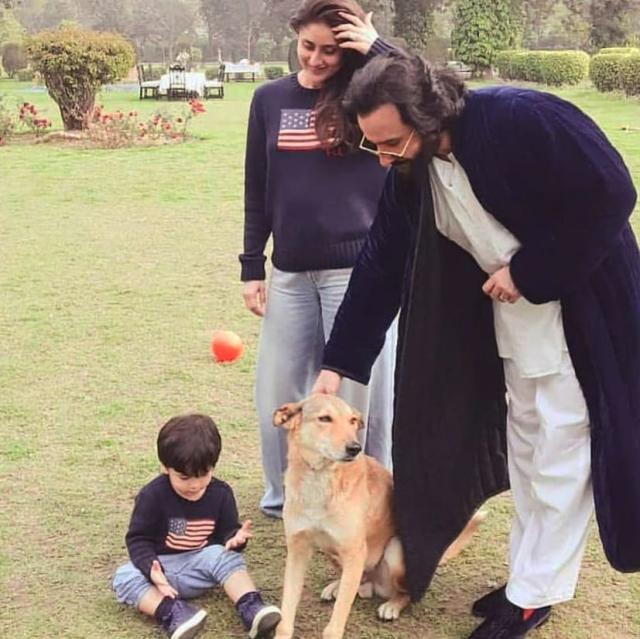 Saif Ali Khan, Kareena Kapoor Khan and Taimur Ali Khan