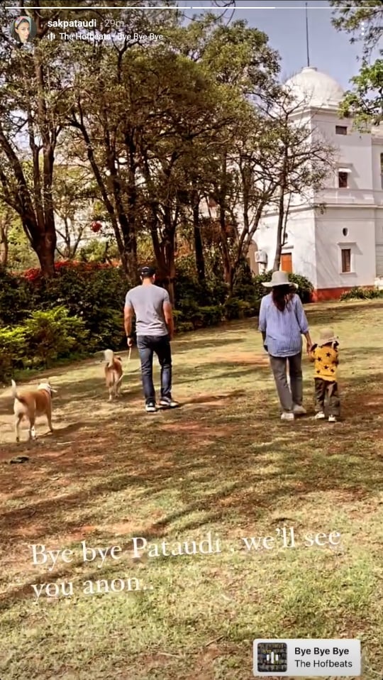 Soha Ali Khan, Kunal Kemmu and Inaaya Naumi Kemmu