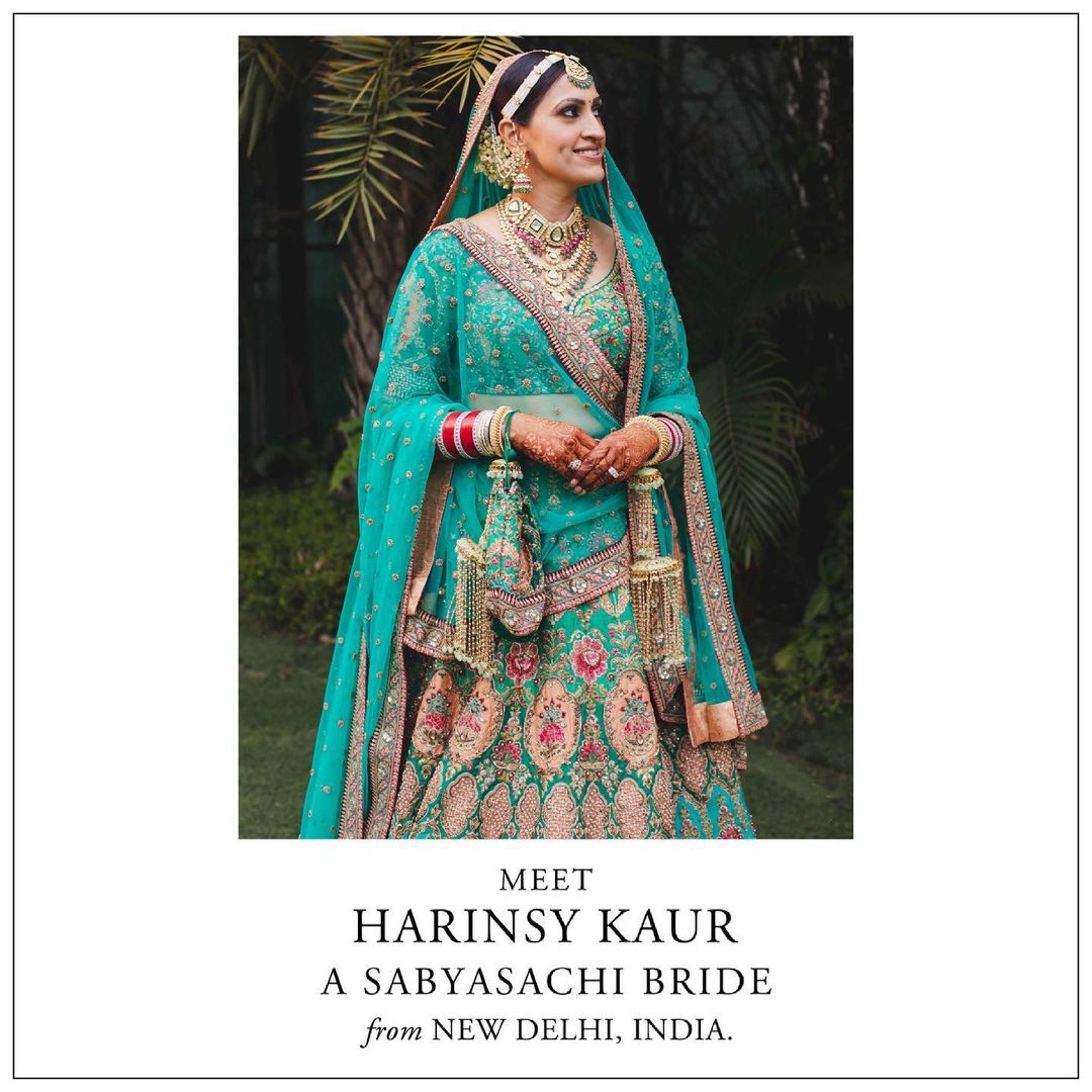 Buy Sabyasachi Style Green Lehenga Choli With Heavy Embroidered Sequence  Work Wedding Lehenga Choli Party Wear Lehenga Choli for Women Indian Online  in India - … | Designer lehenga choli, Party wear