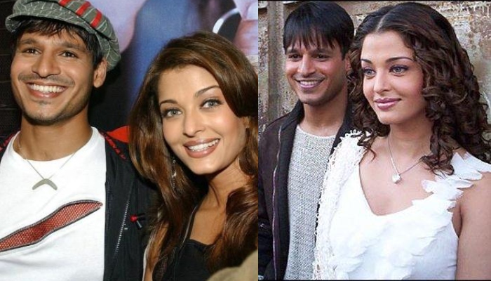 Aishwarya Rai and Vivek Oberoi