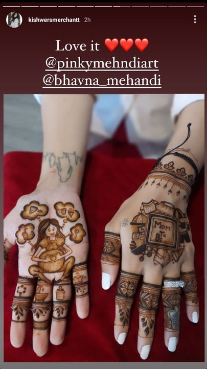 Baby theme mehandi design done for her valakappu ceremony @vinusha_mjm  #babythememehandi #babyshower #valakappu #mehandidesign #trivan... |  Instagram