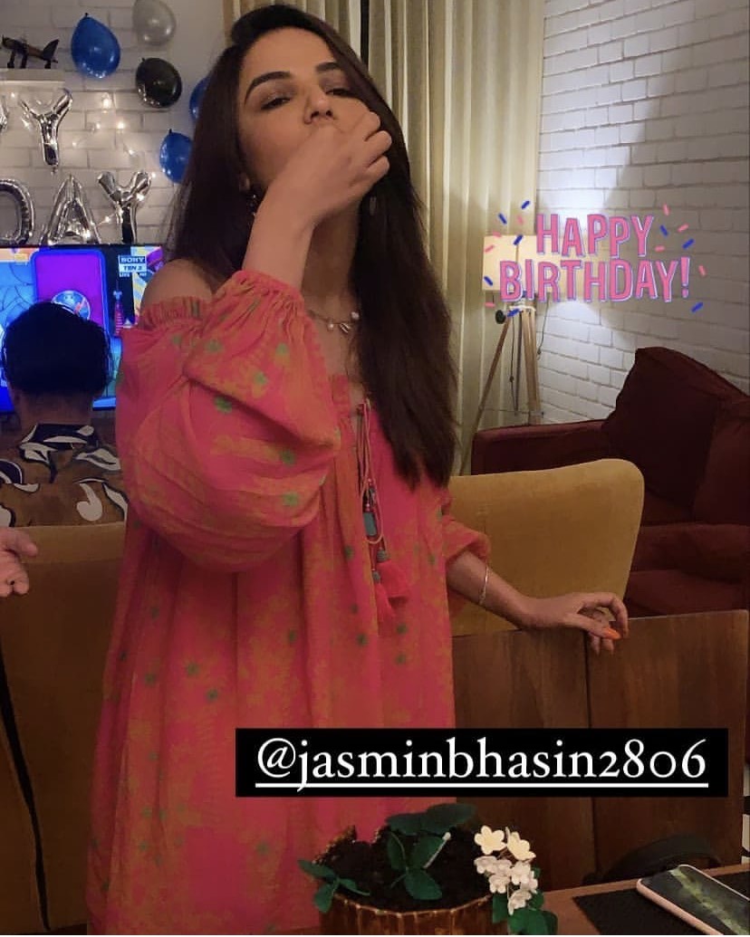 Jasmin Bhasin Rings Birthday With Aly Goni And ‘Nanad’, Ilham Goni In