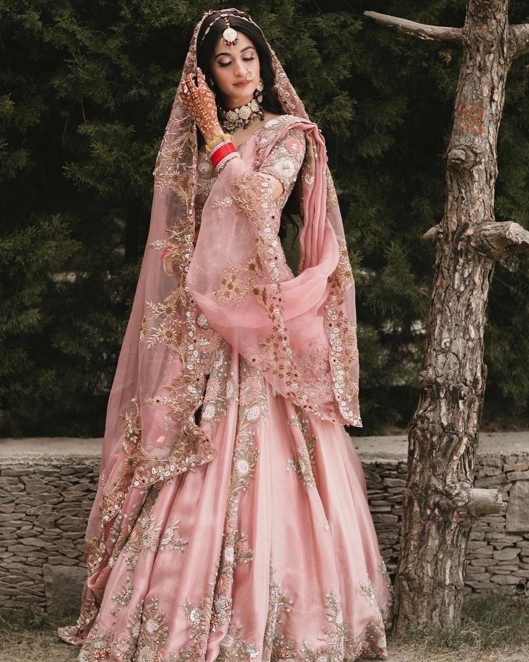 23 Most Gorgeous Anita Dongre Lehengas you'll Definitely fall for! |  WeddingBazaar | Bridal hairstyle for reception, Indian hairstyles, Indian bridal  hairstyles