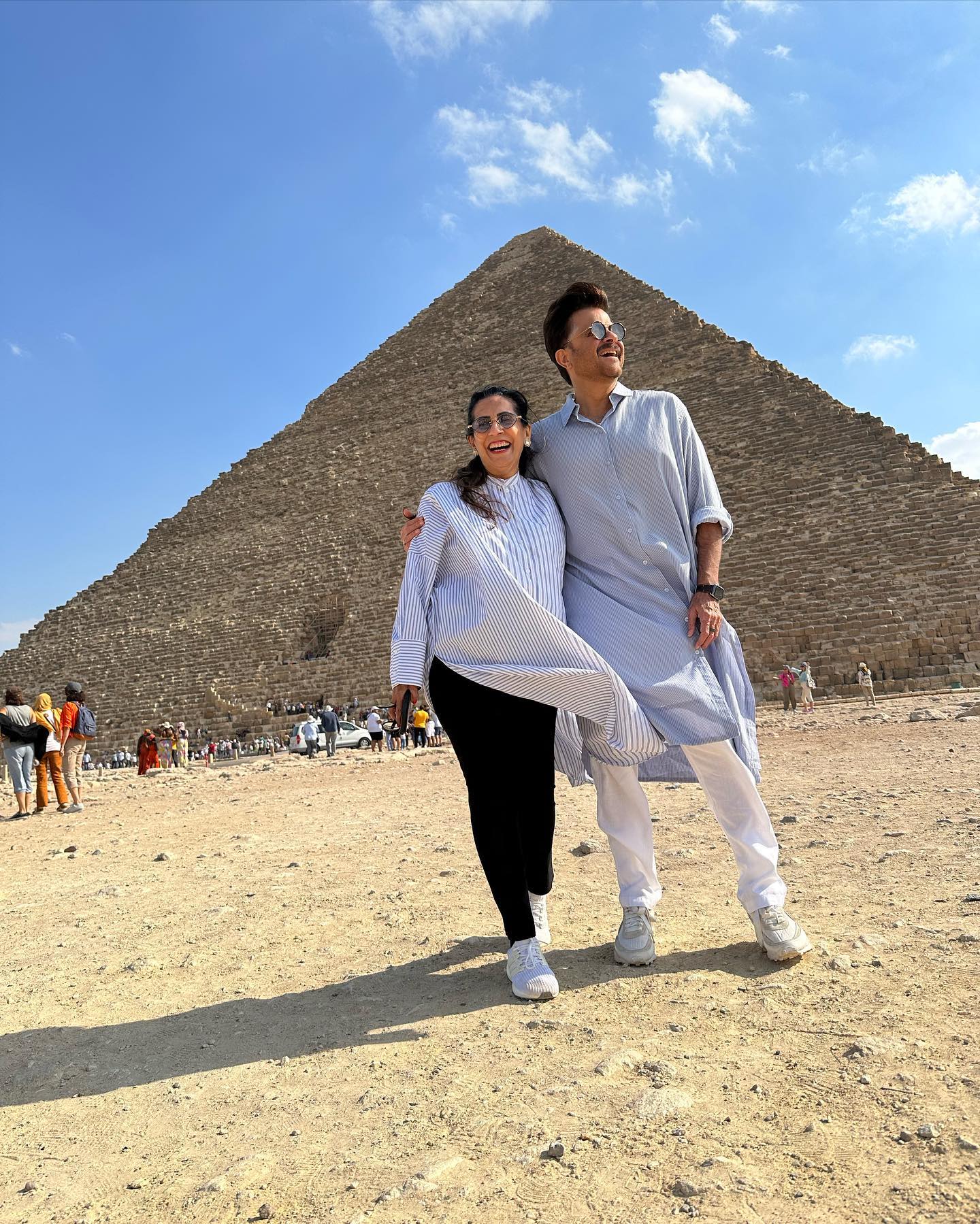 Anil Kapoor Shares Mushy Photos With Wife, Sunita From Egypt Trip ...