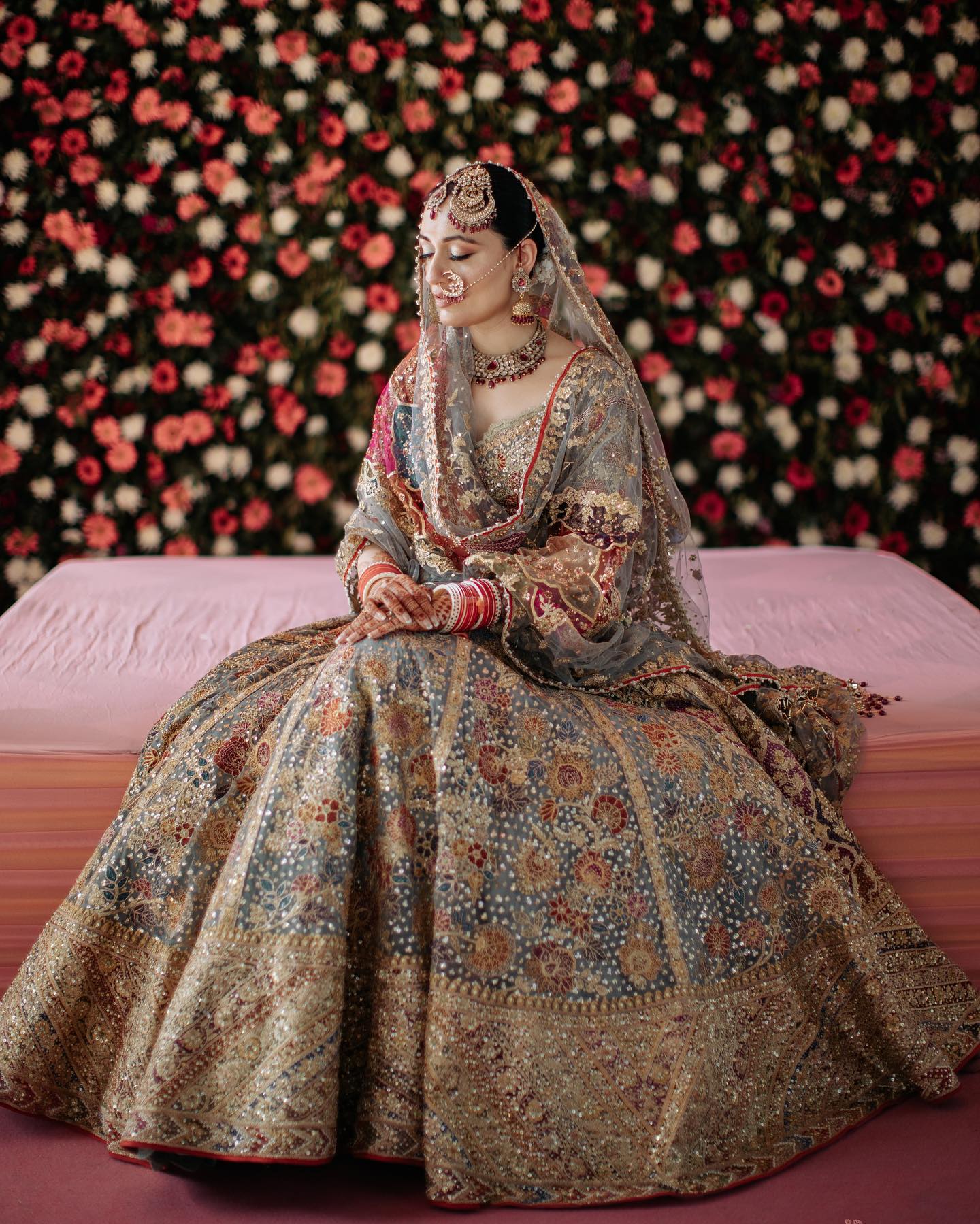 Navratri #Day1 - Grey Outfit Inspiration for Brides & Bridesmaids | Bridal  Wear | Wedding Blog