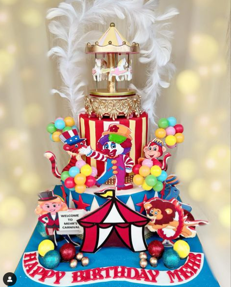 Circus Themed Cake #sweetcreationsbymums #scbm #scbmcircus #circuscake  #circusparty #cakeart #cakecarnival #cakecakecake #fondantdecoration… |  Instagram