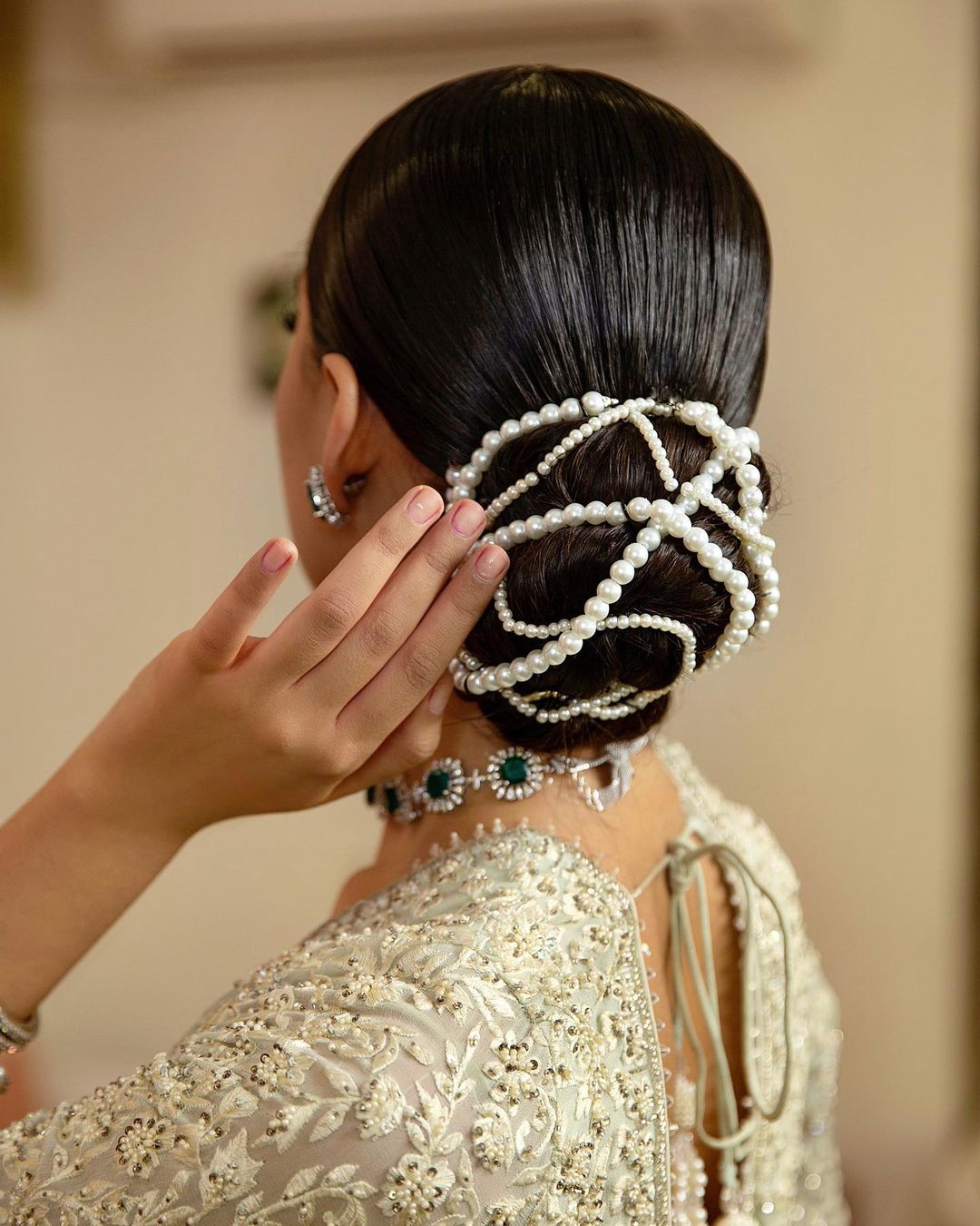 Bridal Hairstyle for Saree for Wedding reception and other occasions