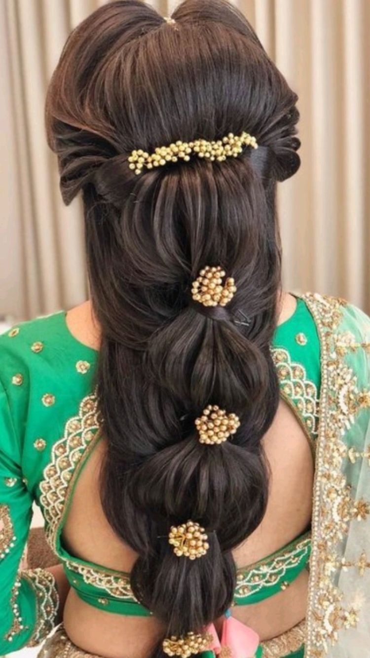 Messy Braid Hairstyle // The Most Beautiful Modern Bridal Hairstyles //  Engagement & Reception look - YouTube