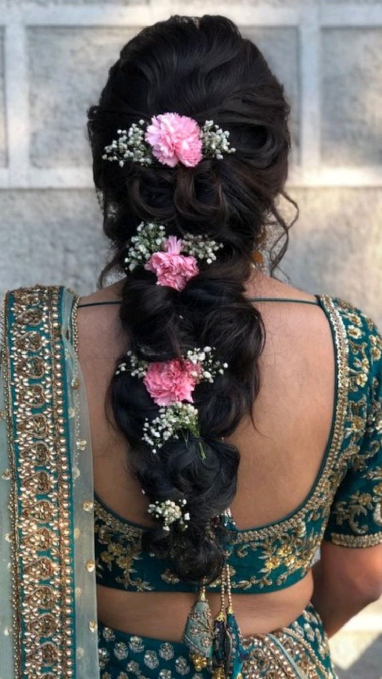 21 Stylish And Beautiful Indian Hairstyle For Saree | Indian hairstyles,  Indian wedding hairstyles, Indian hairstyles for saree