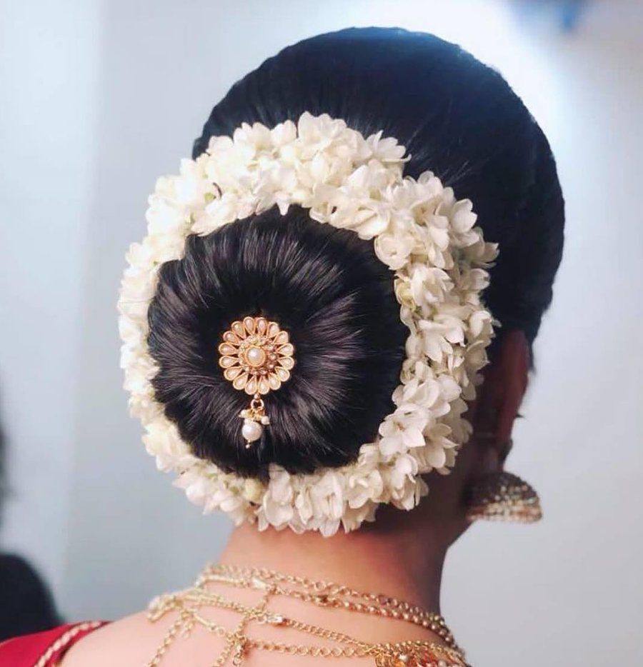 Simple and Elegant Pattu Saree Hairstyles