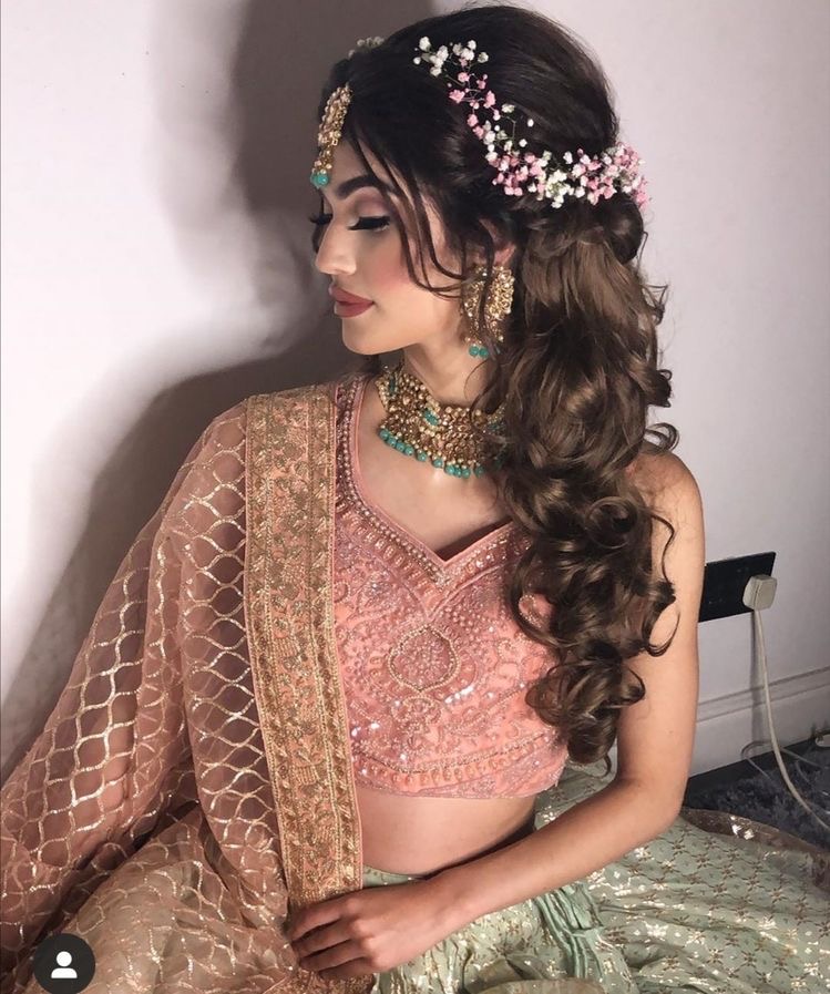 Which hairstyle will go with my lehenga? - Quora