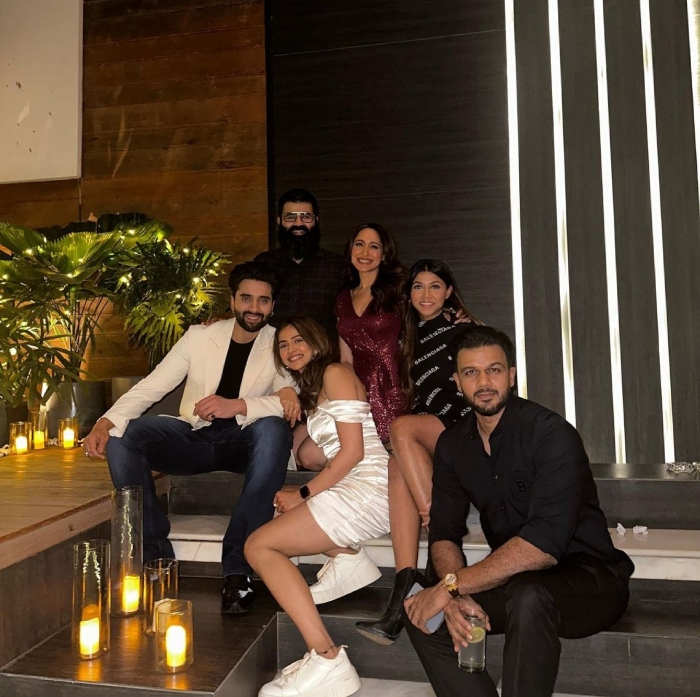 Rakul preet singh celebrates christmas with jacky