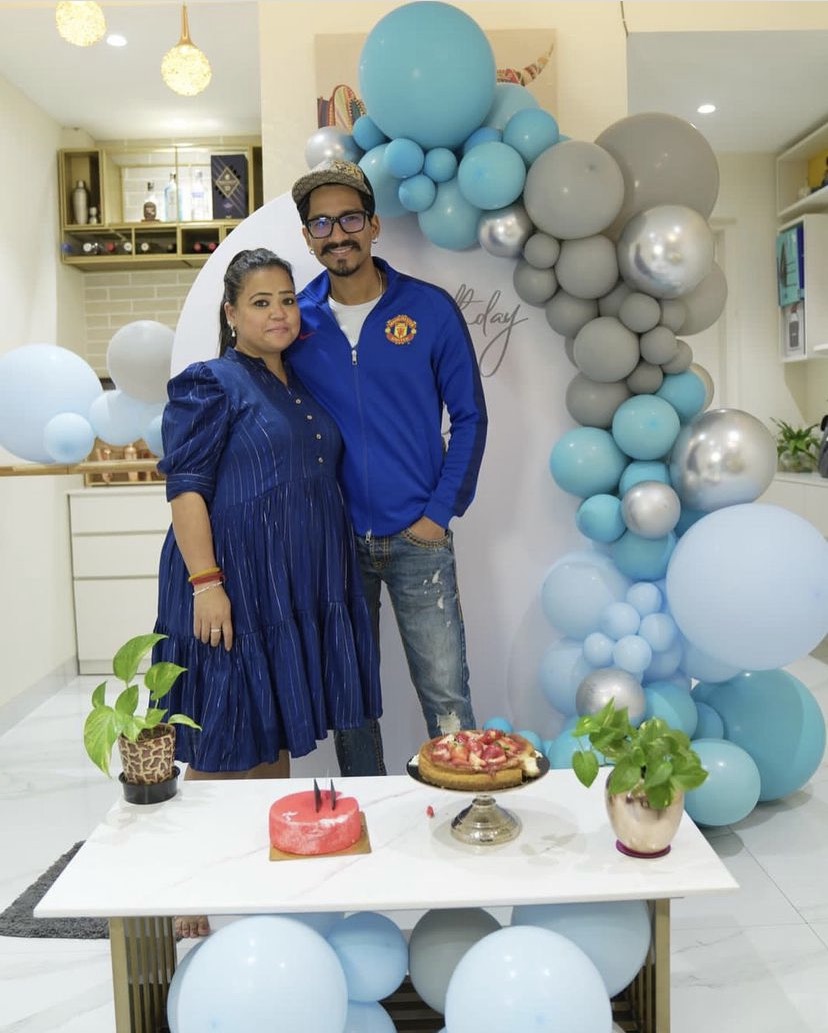 Mommy-To-Be, Bharti Singh Hosts A Surprise Birthday Party For 'Papa'-To ...