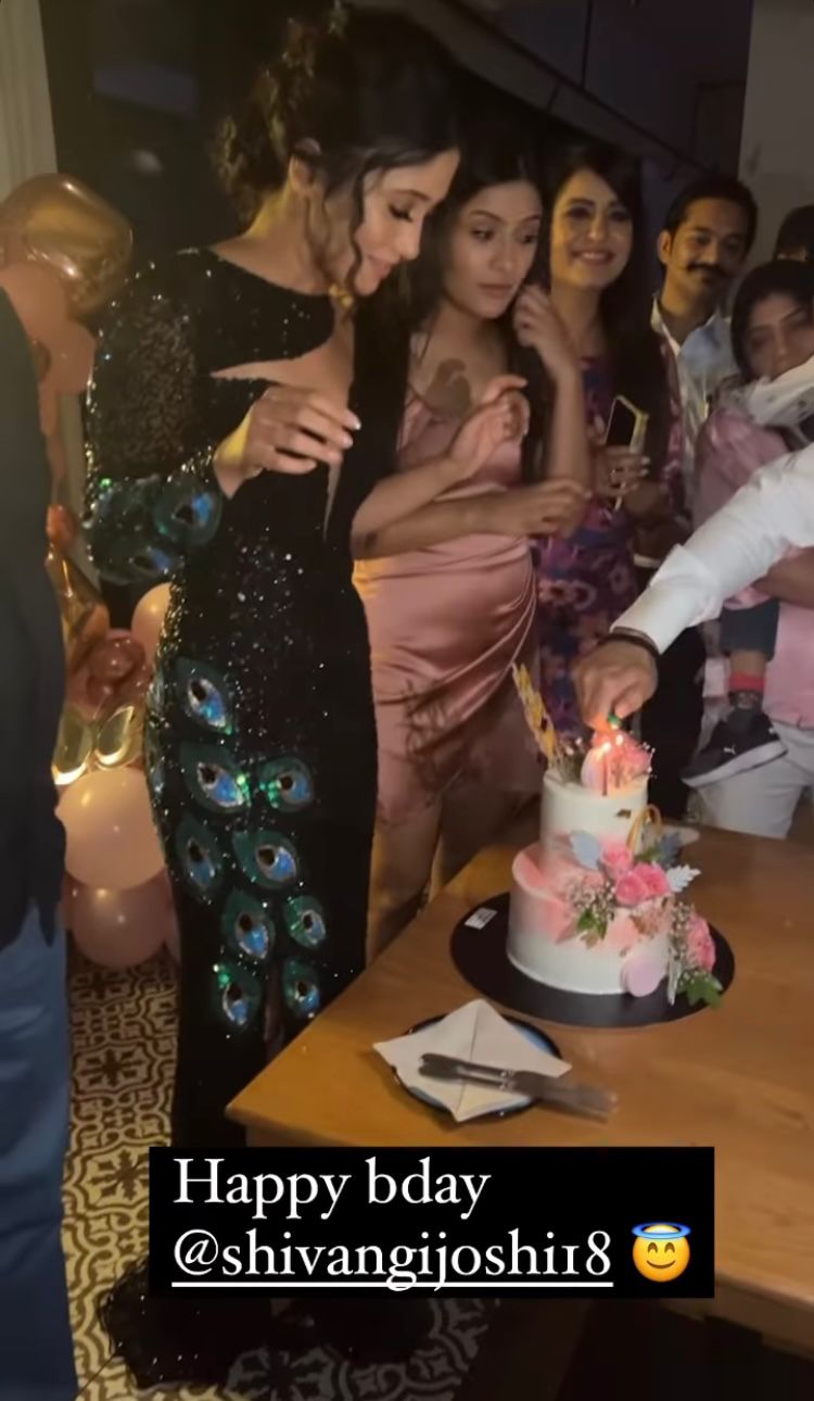 PICS & VIDEOS: Shivangi Joshi celebrates birthday with beau Mohsin Khan &  others in a grand bash!