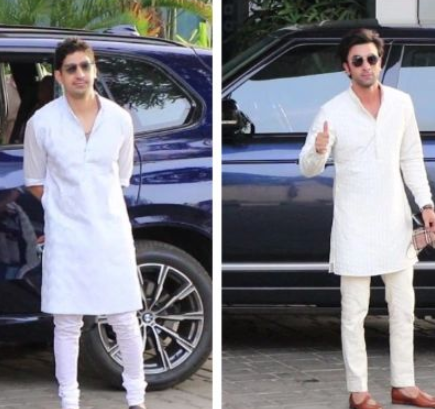 Ranbir Kapoor Makes Style Statement in White Kurta, Fan Says 'Only He Can  Look This Hot in Morning' - News18