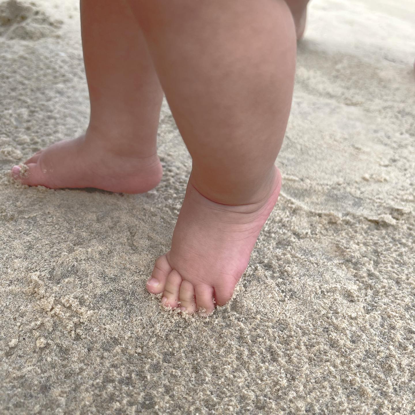 kajal's baby on beach