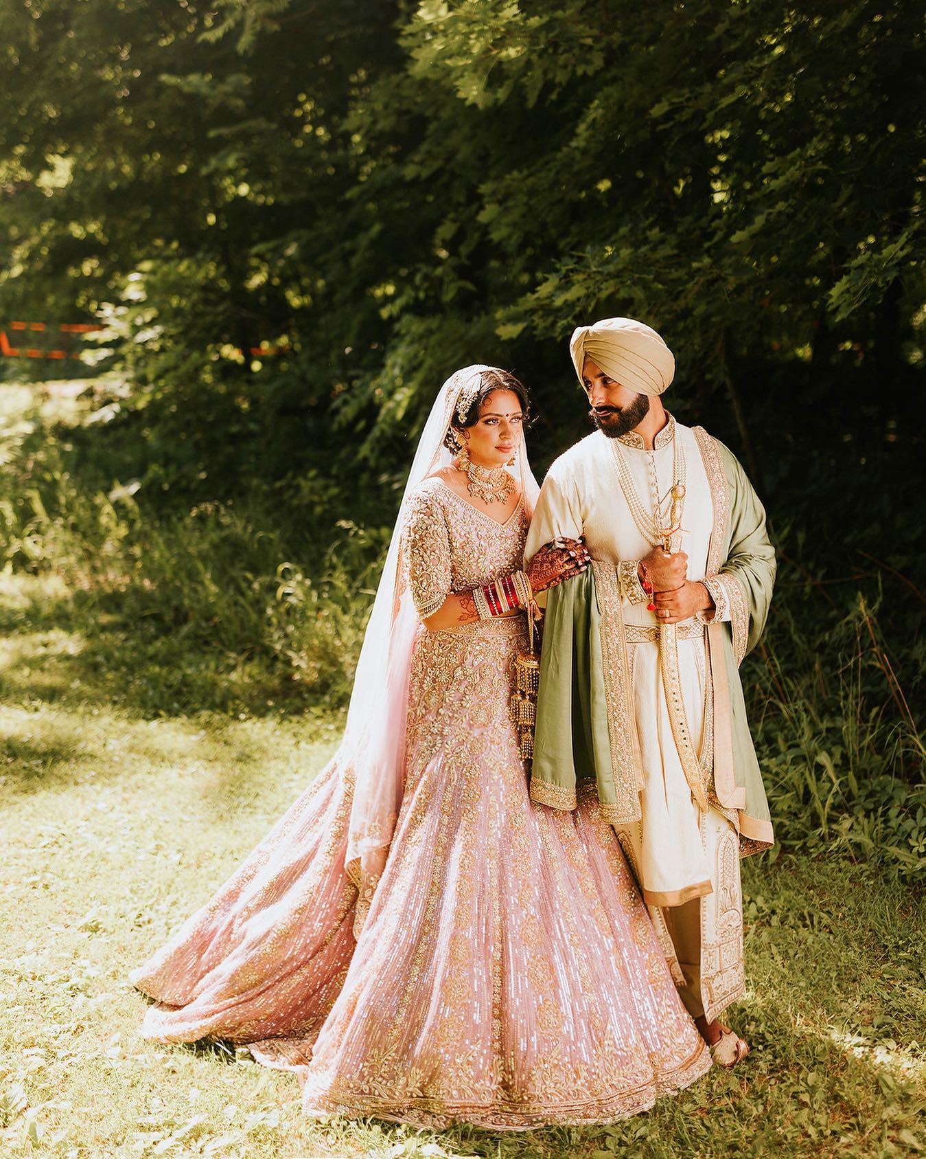 20 Brides Who Dazzled In Floral Embroidered Lehengas At Their Wedding  Festivities