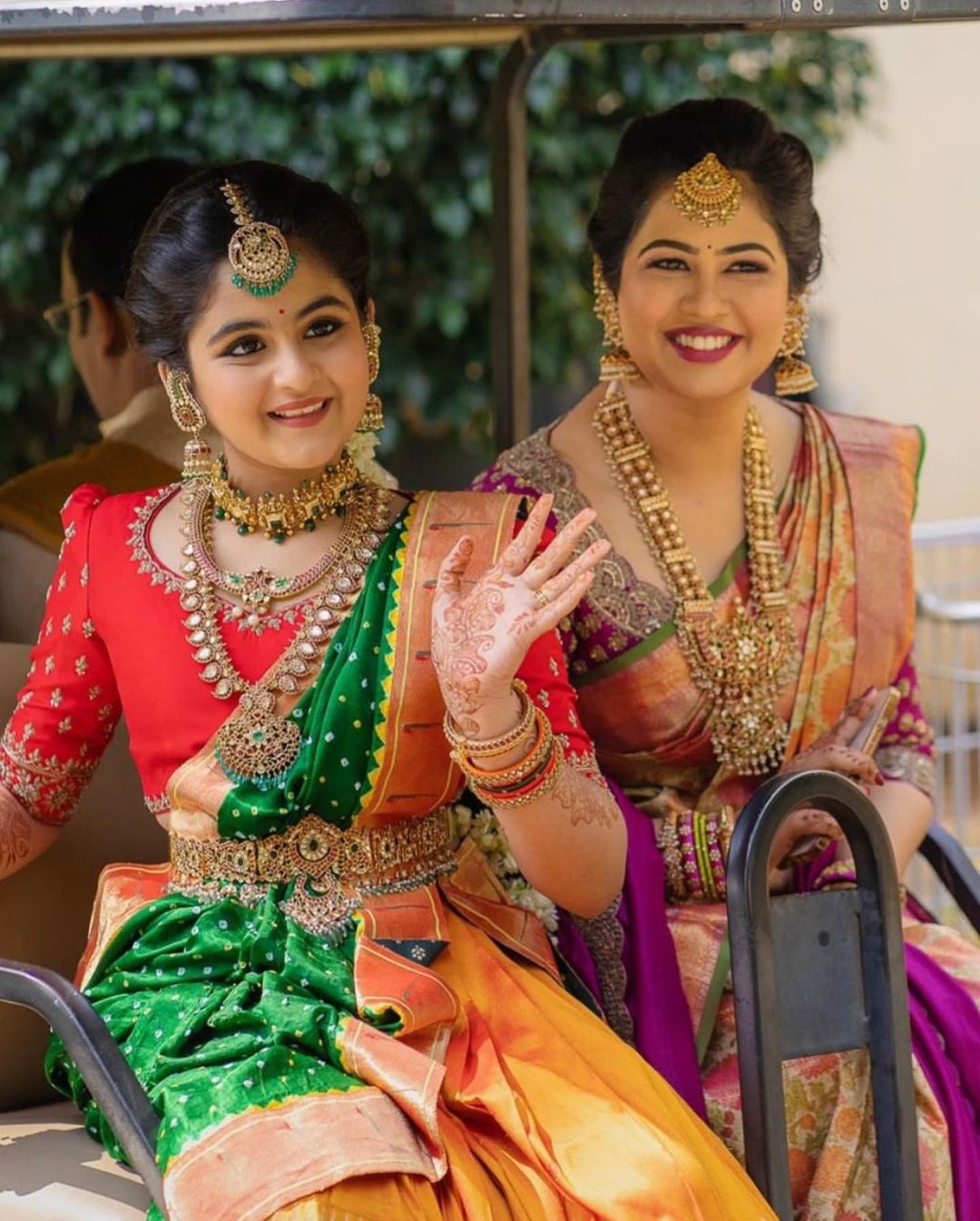 South Indian's Half-Saree Ritual: Young Girls Acing Manish ...