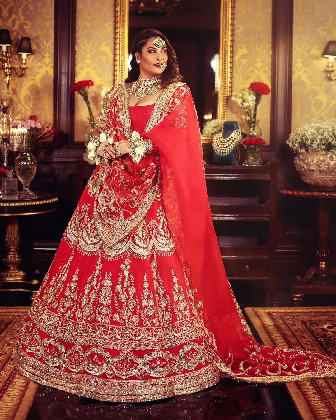 Top Designer Bridal Photoshoot Features Plus Size Model - Tikli | Indian  bridal fashion, Bridal lehenga collection, Sabyasachi lehenga