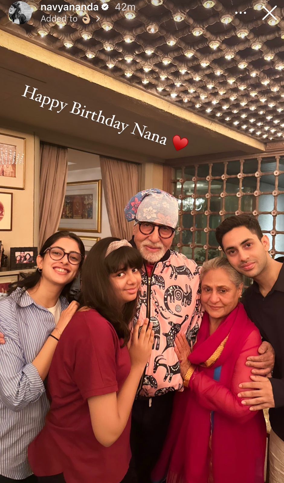 Amitabh Bachchan Celebrates 81st B'Day With Family, Abhishek Joins ...