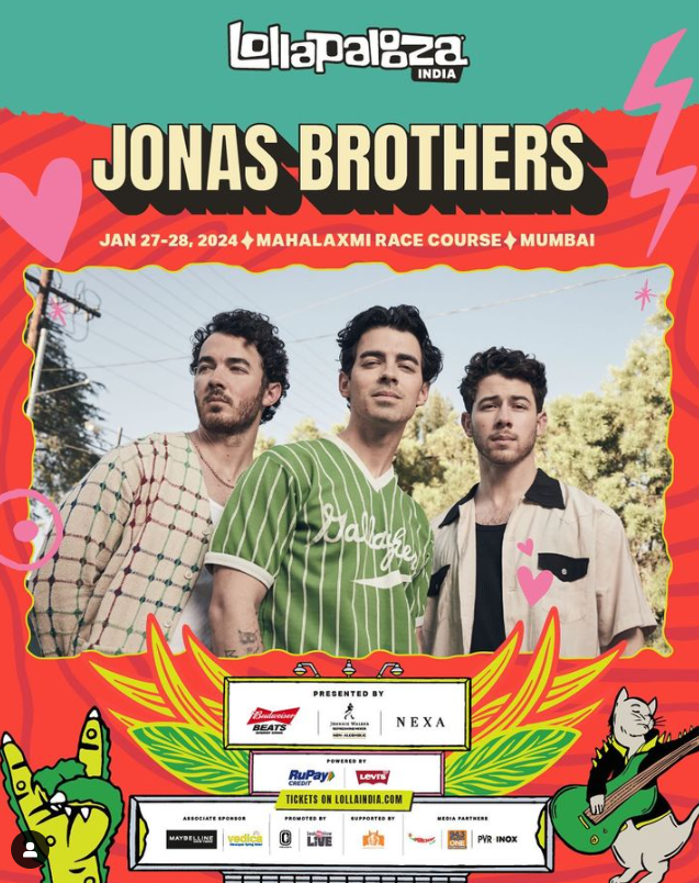 Lollapalooza India 2024: Jonas Brothers, K-Pop Idol, Eric Nam, And More ...