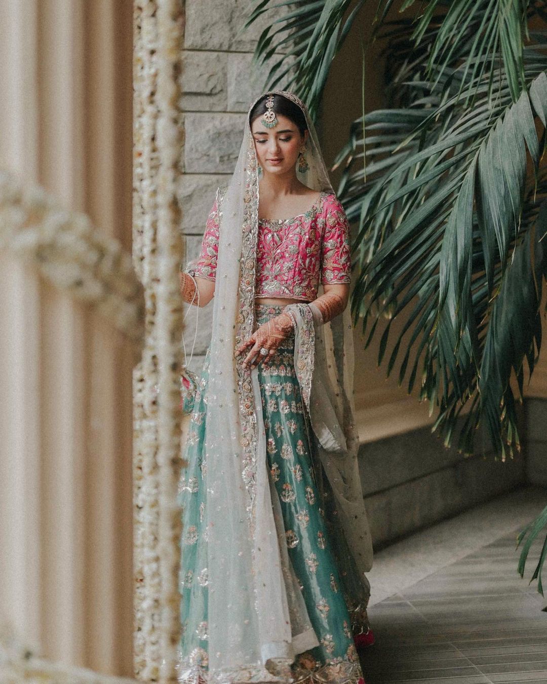 Pakistani Silk Bridal Dress with Blend of Organza #BR20 | Pakistani bridal  dresses, Silk bridal dress, Pakistani bridal lehenga