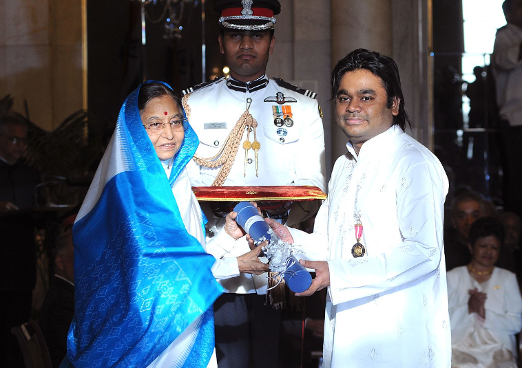 AR Rahman padma bhushan award pratibha patil