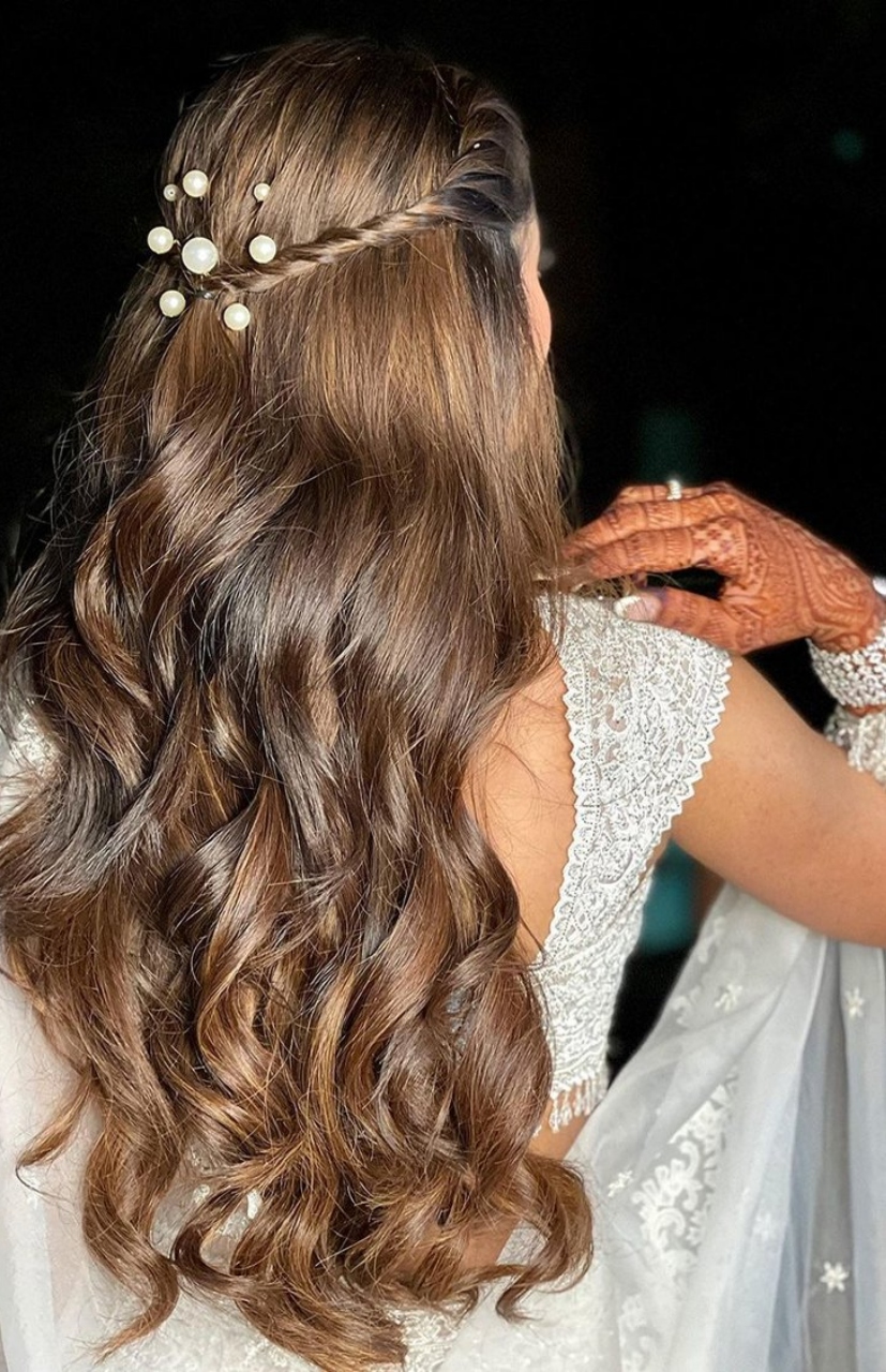 Beautiful Bridal Open Hairstyles